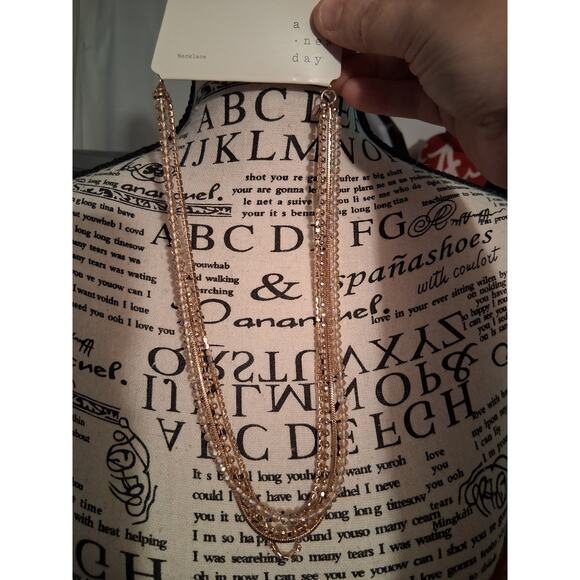 A New Day Necklace Set 4 Pieces New With Tags Gold - Picture 1 of 4